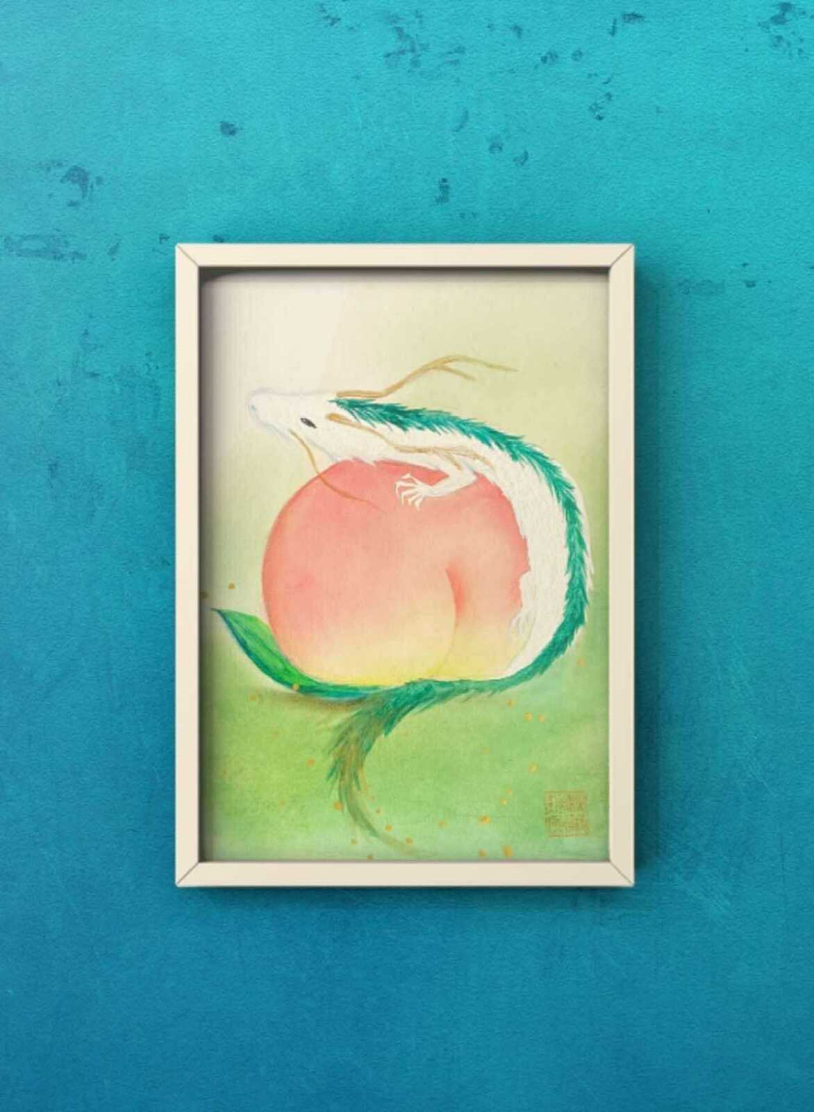 デザイン8    桃龍